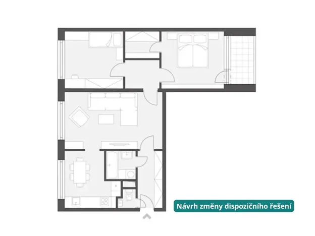 Prodej bytu 3+1, Prachatice, Italská, 73 m2