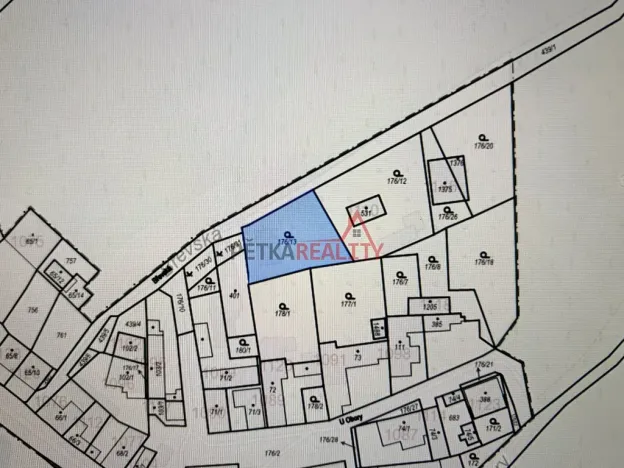 Prodej pozemku pro bydlení, Hostivice, Břevská, 566 m2