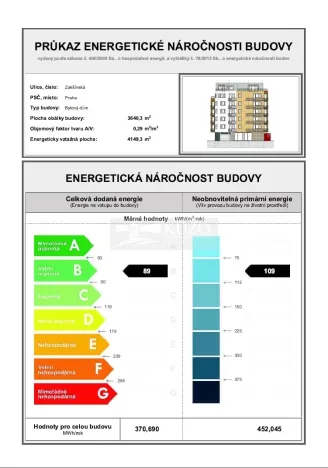 Pronájem bytu 2+kk, Praha, Zakšínská, 56 m2