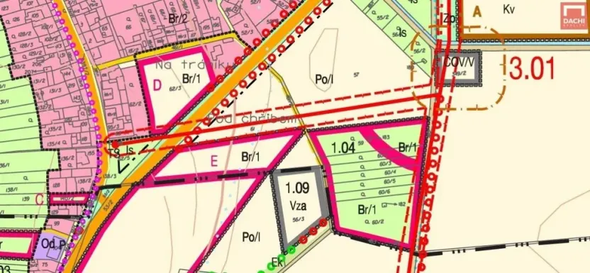 Prodej pozemku pro bydlení, Kožušany-Tážaly - Tážaly, 571 m2