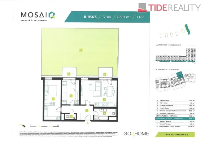 Prodej bytu 3+kk, Beroun, Na Máchovně, 195 m2
