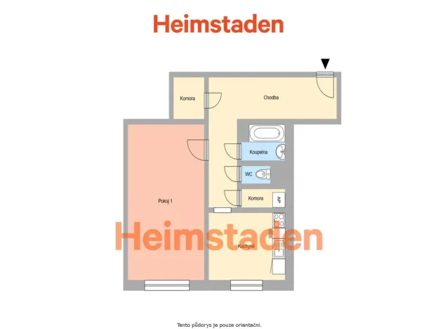 Pronájem bytu 1+1, Havířov - Město, Bieblova, 47 m2