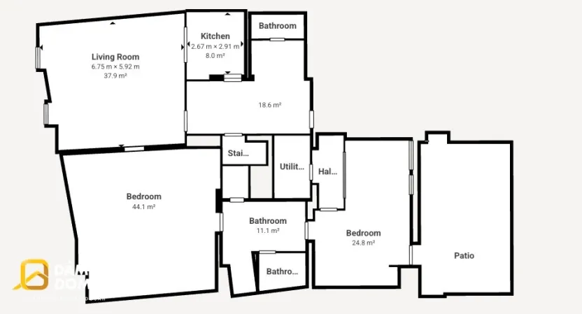 Pronájem kanceláře, Holešov, nám. Dr. E. Beneše, 164 m2