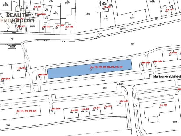 Pronájem bytu 2+1, Krupka, Komenského, 62 m2