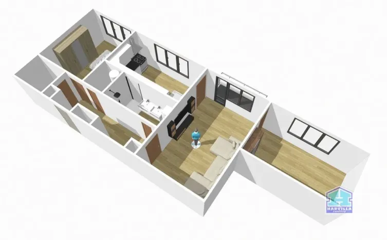 Prodej bytu 3+1, Planá, Wolkerova, 66 m2