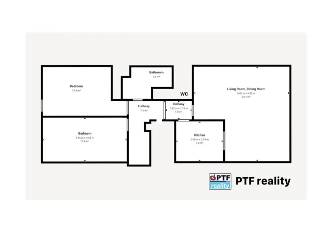 Prodej bytu 3+1, Praha - Hlubočepy, Kříženeckého náměstí, 88 m2