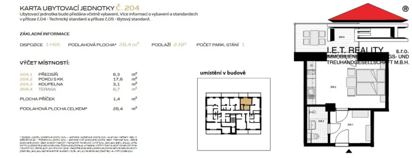 Prodej apartmánu, Loučná nad Desnou - Rejhotice, 28 m2