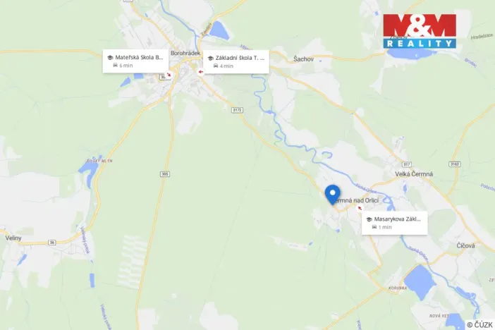 Prodej pozemku pro bydlení, Čermná nad Orlicí - Malá Čermná, 1015 m2