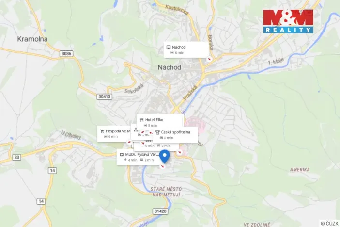 Pronájem bytu 3+1, Náchod - Staré Město nad Metují, Růžová, 73 m2