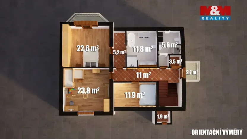 Prodej rodinného domu, Libčice nad Vltavou, Letecká, 200 m2