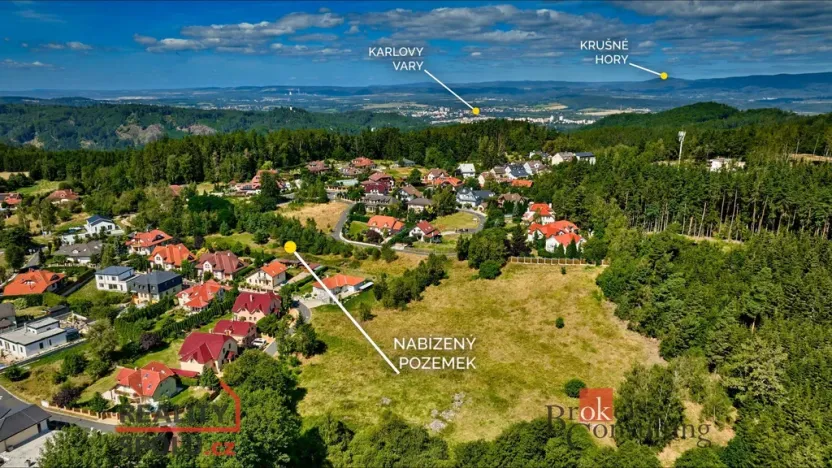 Prodej pozemku pro bydlení, Karlovy Vary, Pod Hvězdárnou, 1012 m2