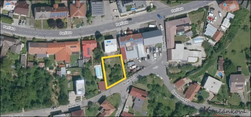 Prodej pozemku pro bydlení, Zlín - Příluky, Pančava, 450 m2