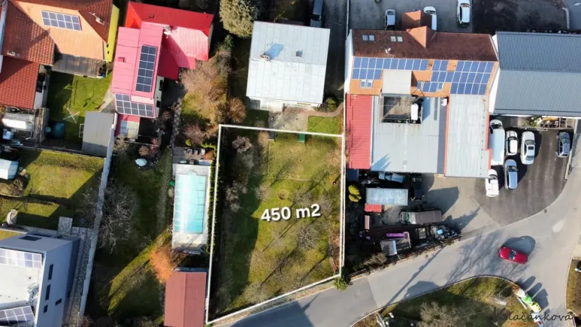 Prodej pozemku pro bydlení, Zlín - Příluky, Pančava, 450 m2