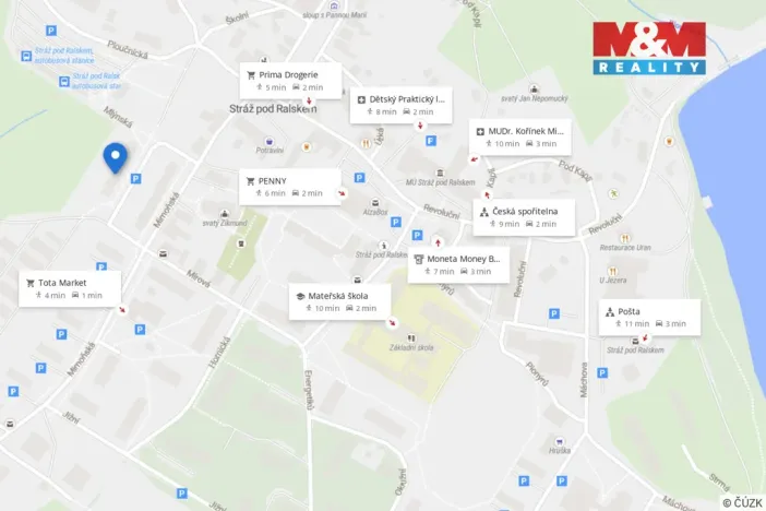 Pronájem bytu 3+1, Stráž pod Ralskem, Mlýnská, 70 m2