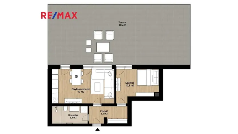 Pronájem bytu 2+kk, Železná Ruda, Klatovská, 43 m2