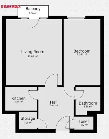 Prodej bytu 2+1, Praha - Krč, Pacovská, 48 m2