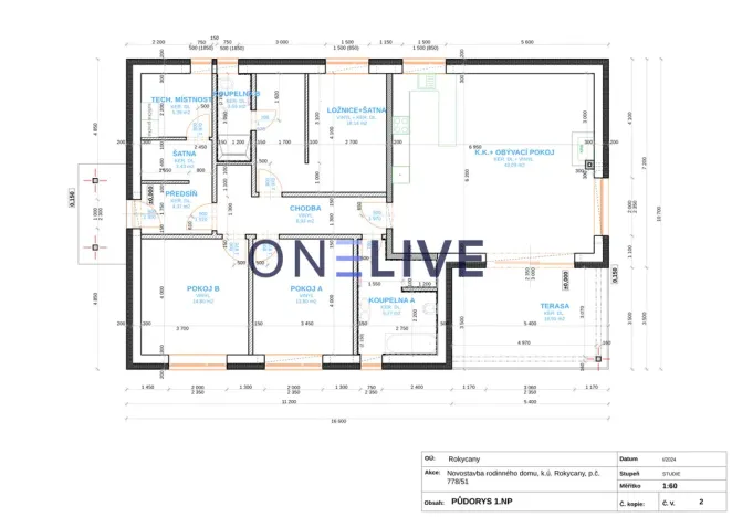 Prodej domu na klíč, Rokycany, 126 m2