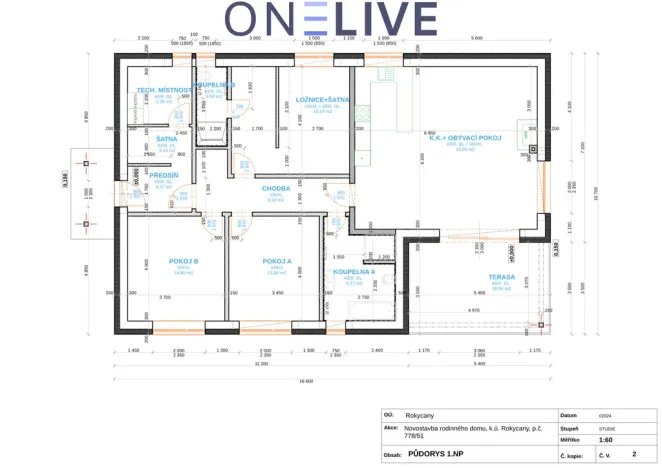 Prodej domu na klíč, Rokycany, 126 m2