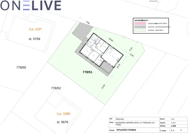 Prodej domu na klíč, Rokycany, 126 m2