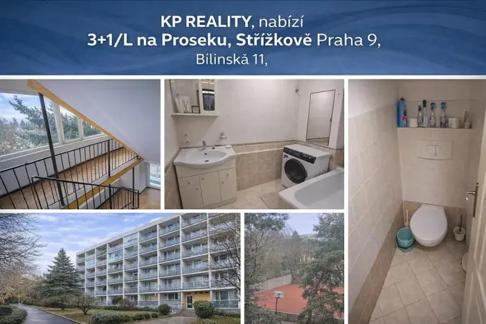 Pronájem bytu 3+1, Praha - Prosek, Bílinská, 60 m2