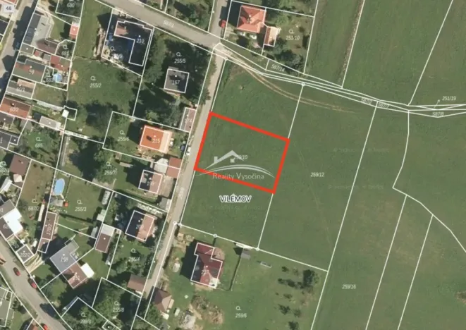 Prodej pozemku pro bydlení, Humpolec - Vilémov, 1000 m2
