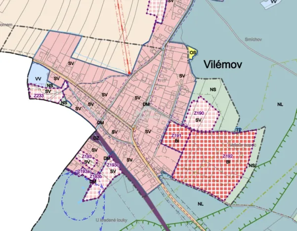 Prodej pozemku pro bydlení, Humpolec - Vilémov, 1000 m2