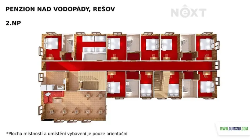Pronájem ubytování, Horní Město, 250 m2