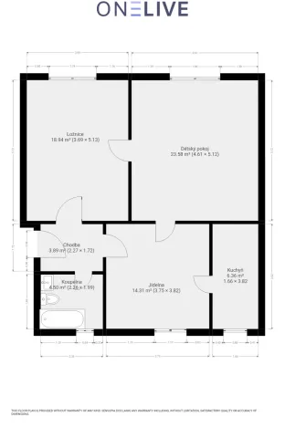 Prodej bytu 3+1, Nýřany, Horova, 71 m2