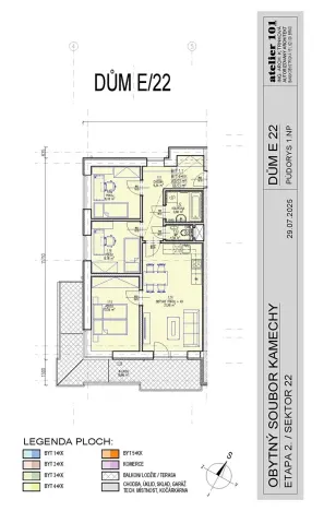 Prodej bytu 4+kk, Brno, Chvalovka, 68 m2