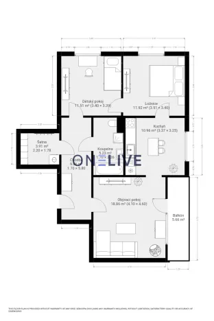 Prodej bytu 3+1, Plzeň, Brněnská, 74 m2