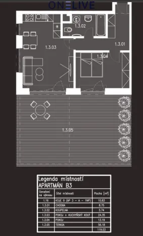 Prodej bytu 2+kk, Železná Ruda, Na Svahu, 78 m2