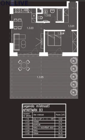Prodej bytu 2+kk, Železná Ruda, Na Svahu, 78 m2