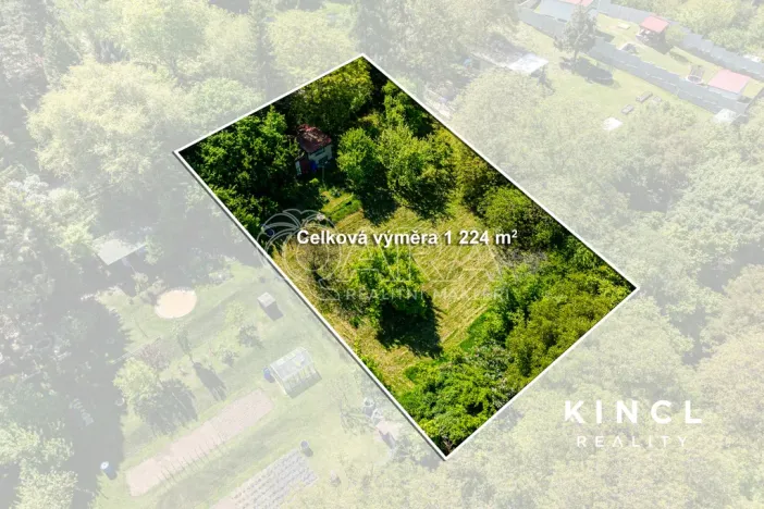 Prodej zahrady, Slaný, 1224 m2