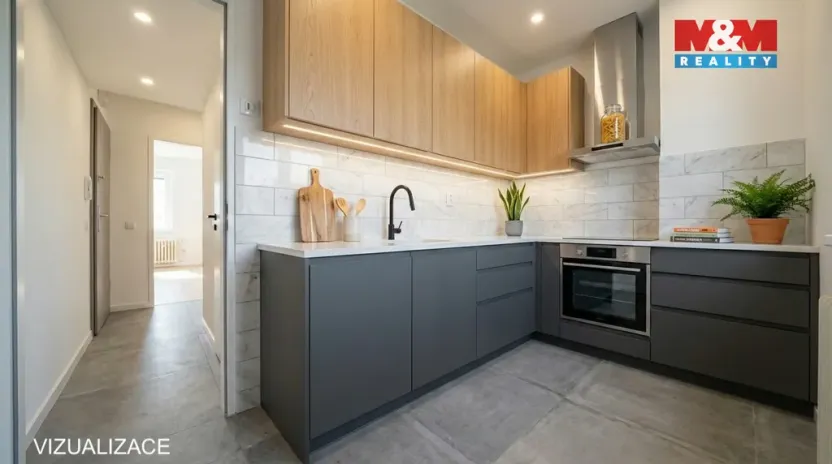 Prodej bytu 3+1, Pardubice - Bílé Předměstí, Na Drážce, 66 m2