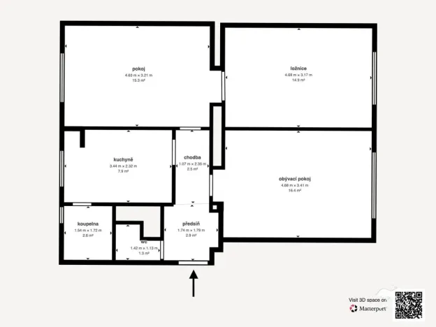 Prodej bytu 3+1, Plzeň - Východní Předměstí, U Prazdroje, 68 m2