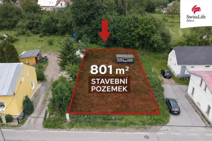 Prodej pozemku pro bydlení, Vítězná, 801 m2