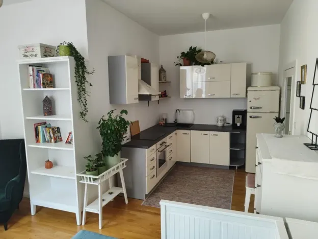 Pronájem bytu 1+kk, Praha - Vinohrady, Záhřebská, 30 m2