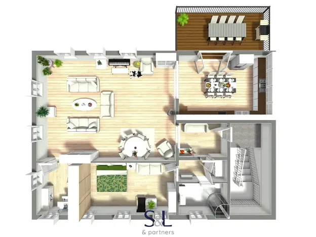 Prodej bytu 3+1, Cvikov, Mlýnská, 119 m2