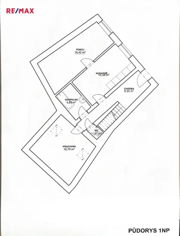 Pronájem bytu 2+1, Kladno, Dr. Vrbenského, 67 m2