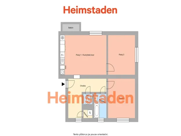 Pronájem bytu 3+kk, Ostrava - Moravská Ostrava, Zborovská, 70 m2