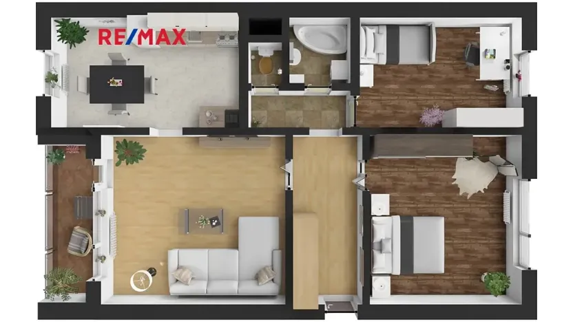 Pronájem bytu 3+1, Česká Lípa, Východní, 74 m2