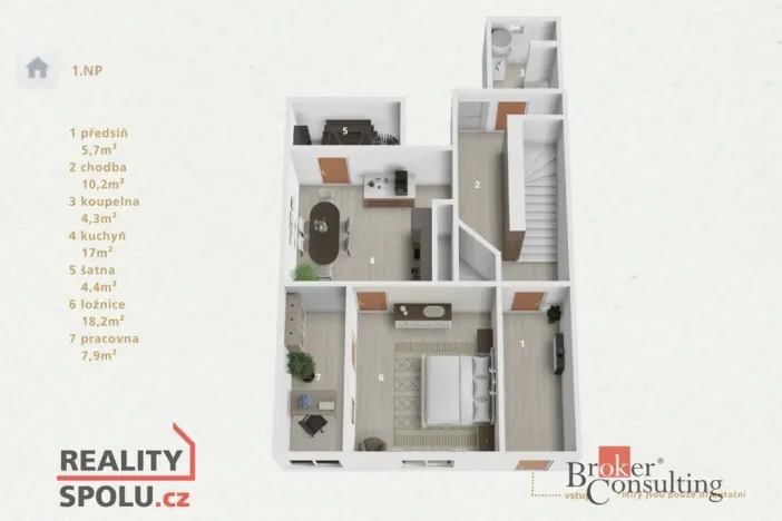 Prodej rodinného domu, Chodová Planá, Pohraniční stráže, 130 m2