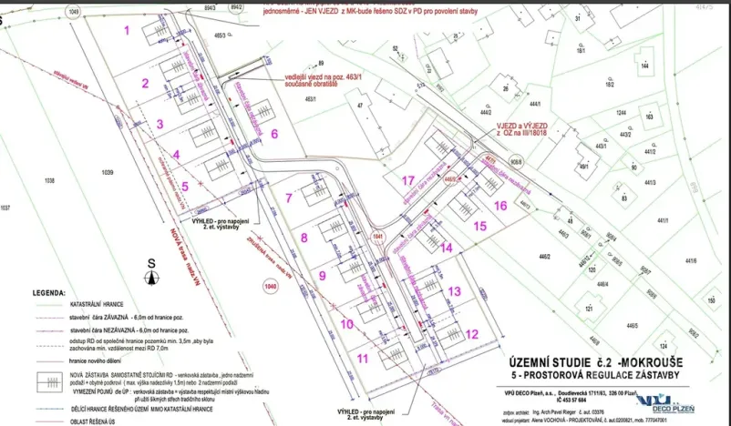 Prodej pozemku pro bydlení, Mokrouše, 842 m2