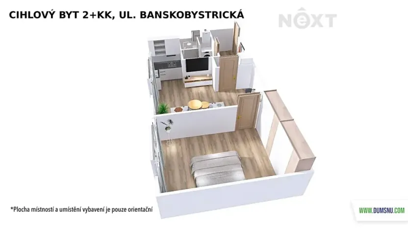 Prodej bytu 2+kk, Šumperk, Banskobystrická, 44 m2