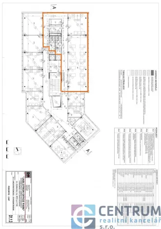 Pronájem kanceláře, Praha - Holešovice, U Pergamenky, 116 m2