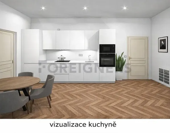 Pronájem bytu 2+kk, Praha - Vinohrady, Velehradská, 45 m2