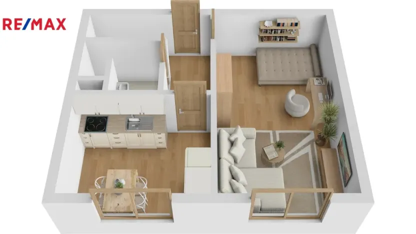 Prodej bytu 1+1, Hradec Králové - Nový Hradec Králové, třída Edvarda Beneše, 40 m2