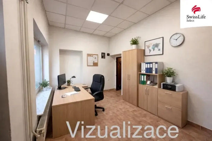 Pronájem kanceláře, Starý Plzenec, Masarykovo náměstí, 11 m2