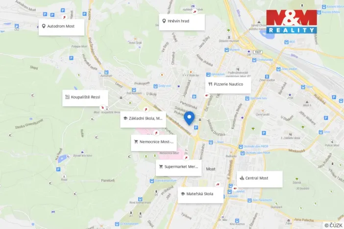 Prodej bytu 3+1, Most, Jožky Jabůrkové, 68 m2