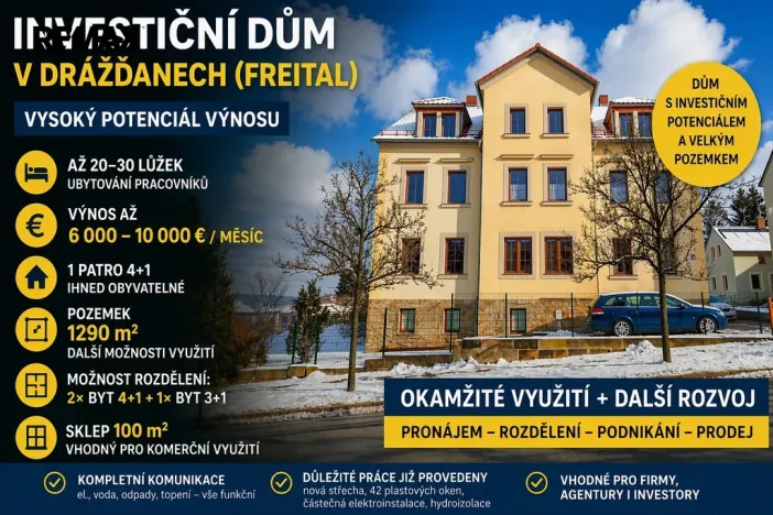 Prodej rodinného domu, Burgkstraße,Dresden,Německo, 277 m2